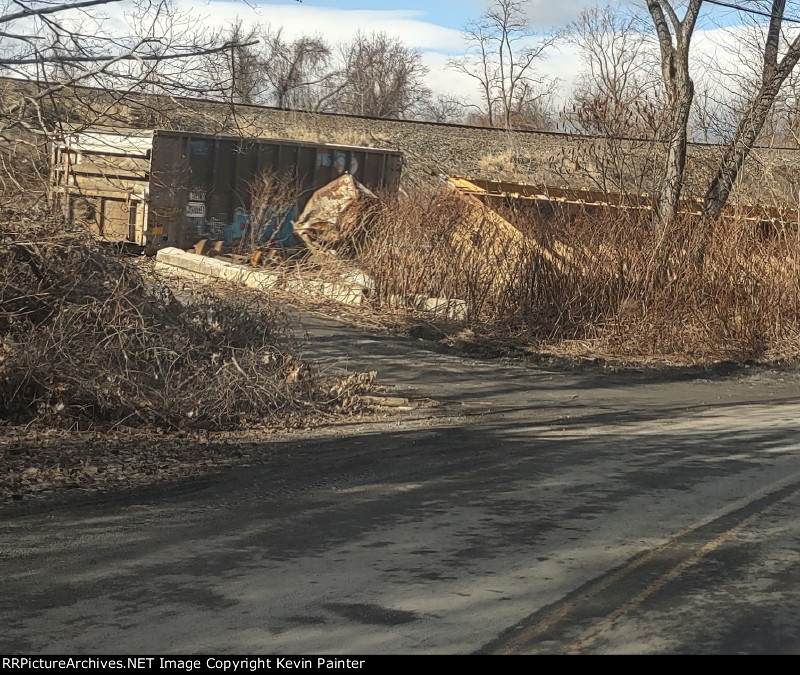 Wrecked cars